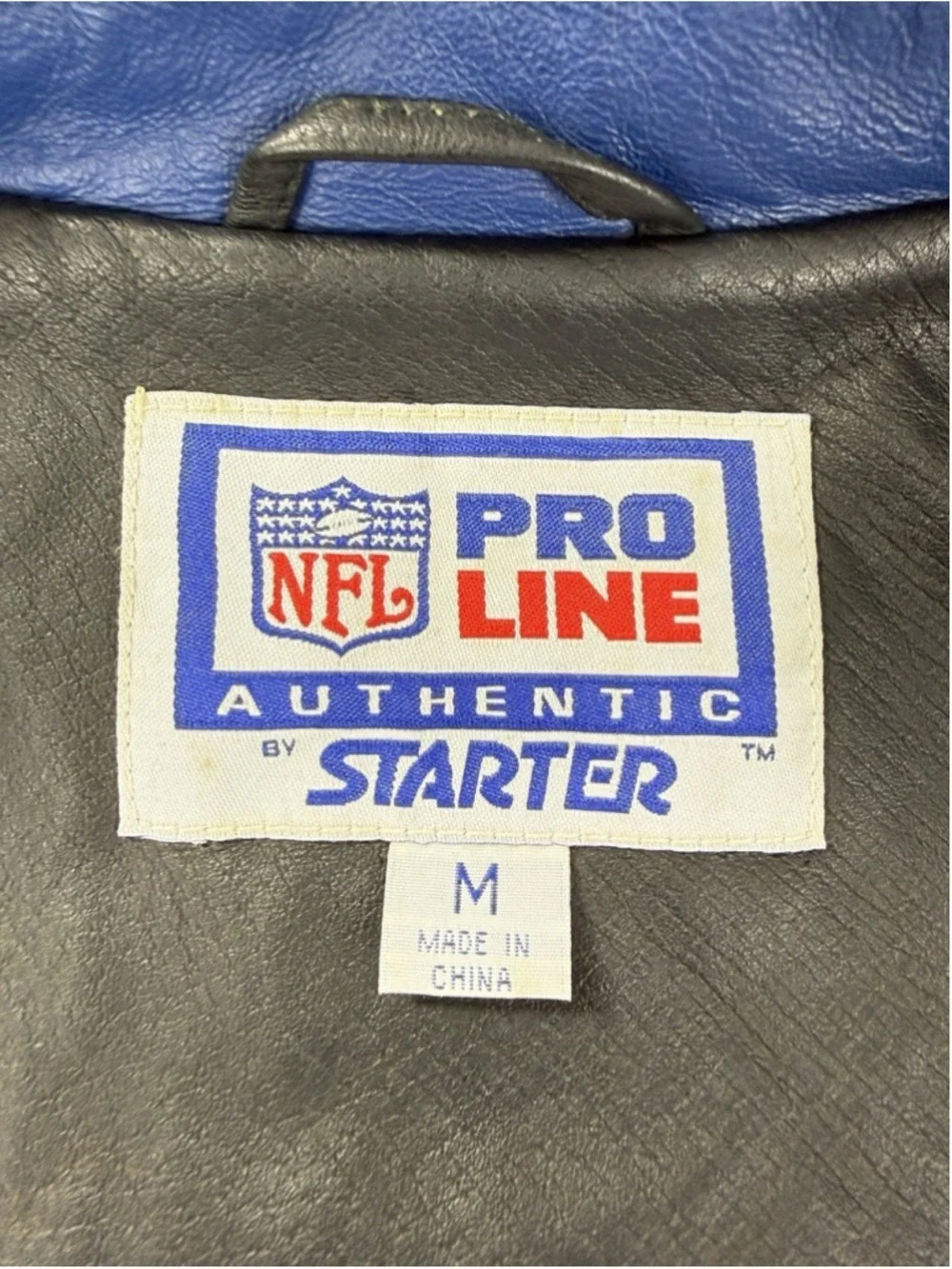 Vintage Dallas Cowboys Authentic Pro Line Men's Size Medium 100% Genuine Leather